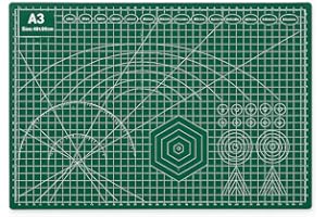 OUTLETISSIMO® TAPPETINO DA TAGLIO 45X30CM A3 SUPERFICIE RIGENERANTE DOPPIA FACCIATA VERDE 3mm