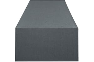 TISCHDECKENSHOP24 Camino de mesa Viena, antracita, 40 x 140 cm, antimanchas, camino de mesa para todo el año