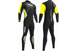 Cressi Morea Man Monopiece Wetsuit 3mm - Combinaison Humide Monopièce pour des Hommes