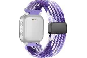 Amzpas Kinder Nylon Armbänder für Xplora X6 Armband, Kids Smartwatch Mädchen Jungen Weich Gewebtes Uhrenarmbänder, Magnetisch Verstellbare Ersatzarmband für Xplora X6 Pro