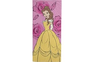 Jay Franco Disney Princess Belle Rosen 71cm x 147cm Strandtuch aus 100% Baumwollfrottee