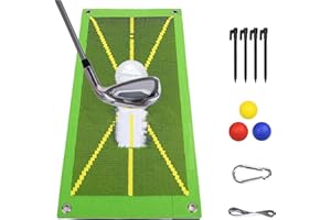 XIONGXIAOZHI Tapis d'entraînement de Golf Hitting - Analysez Votre Swing et Améliorez Votre Technique avec Notre Tapis de Frappe de Golf pour Intérieur/Extérieur Résistant à la Déchirure et Antidérapant