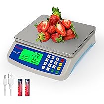 Digitale keukenweegschaal, 30 kg/1 g met lcd-display, digitale