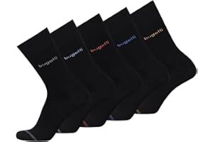 bugatti Skarpety męskie – 5 par bawełnianych skarpet na co dzień i na czas wolny