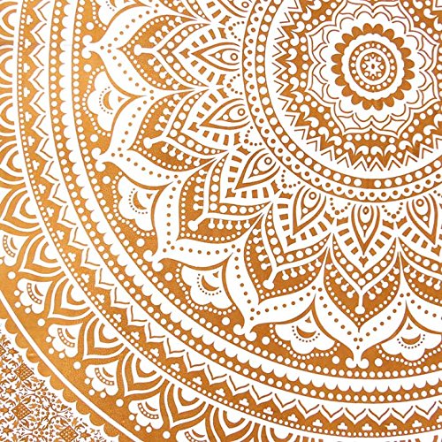 Braun Ombre Mandala Tapisserie Wand Kunst Hangings Hippie Wandteppiche Dorm Decor - 5