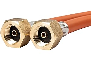 THR INDUSTRIEPRODUKTE Tuyau de transfert pour bouteilles de gaz - 40 cm - Multibouteilles - Coude de transfert de propane - 30 bar - Résistant à l'hiver jusqu'à -30 °C - Gaz liquide