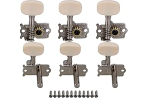 Yibuy 3R3L Guitar Machine Heads Guitar Tuner Tuning Pegs with 12 Screws