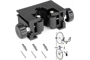CyclingDeal Road Bike Bicycle Clip Storage Wall Mount Rack - Premium Quality Clip for Outdoor and Indoor - Safe & Secure for Road Hybrid Bikes - Store Bicycles in Garage or Home