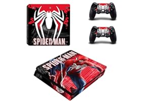 Vanknight Vinyl Decal Skin Stickers Super Hero Cover for PS4 Slim S Console Controllers