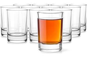 Glasmark KROSNO 1992 Bicchierini da Shot con Fondo Pesante – Set 12 Pezzi – 60 ml – Trasparente – Lavabile in Lavastoviglie