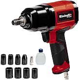 Einhell Havalı Darbeli Somun Sıkma TC-PW 340 (Maks. tork 340 Nm, sağ/sol d&ouml;n&uuml;ş, kau&ccedil;uk kaplı sap, 8 lokma, boş yağ şişesi ve 