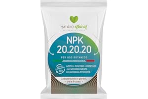 SYMBIOETHICAL - NPK 20-20-20 Fertilizzante Universale con Azoto, Fosforo, Potassio e Microelementi più Complesso Attivante, Made in Italy, 1 kg