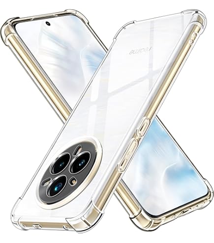 ILING Schutzhülle Für Realme 14 Pro 5G – Transparent, Lila, Mit Displayschutz, Stoßfest, 360-Grad-Schutz