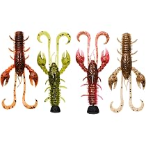 Kit Ned Rig Finesse Baits Leurres Souples Pour Bar - Stick Worm Swimbait Minnow Crawfish + Têtes Plombées