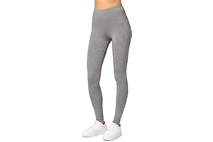 Merry Style Leggings Lunghi Donna in Viscosa con Elastan Ampia Pantaloni Donna Banda Elastica Leggins per Casa Palestra Tempo Libero MS10-143