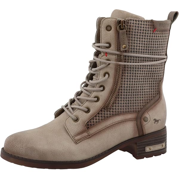 Mustang Stivaletti Donna Stivali Finiture Lucide Elasticizzato a