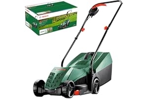 Bosch Tagliaerba/Tosaerba a filo EasyRotak 32-235 (motore da 1.200 W, larghezza di taglio: 32 cm, cesto raccoglierba da 31 l, per giardini di piccole dimensioni)