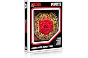 Pinfinity Dungeons & Dragons - Ornate D20 Augmented Reality pin