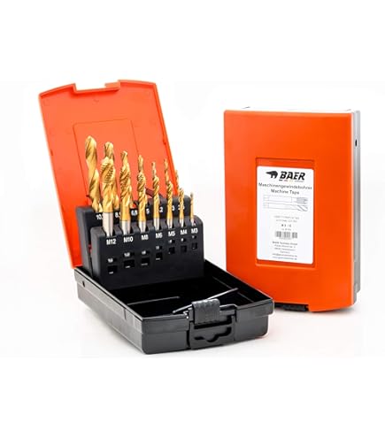 Filiere Metriche Baer Per Filettatura Fine Esterna - Set Da M3 A M50 Per Lavorazioni Meccaniche Di Precisione Utensili Per Filettatura Fine - Foto 5