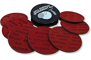 EMAX BOWLING SERVICE GMBH MAXIMIZE YOUR GAME EMAX - Juego de lijadora para bowling Ball Surface Management Kit | Accesorios Abralon Pads con bolsa