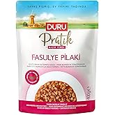 Duru Pratik Fasulye Pilaki 400g, Hazır Yemek, Katkısız, Y&uuml;ksek Proteinli, Lif Kaynağı