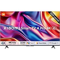 MI Xiaomi 108 cm (43 inches) A Pro 4K Dolby Vision Smart Google 