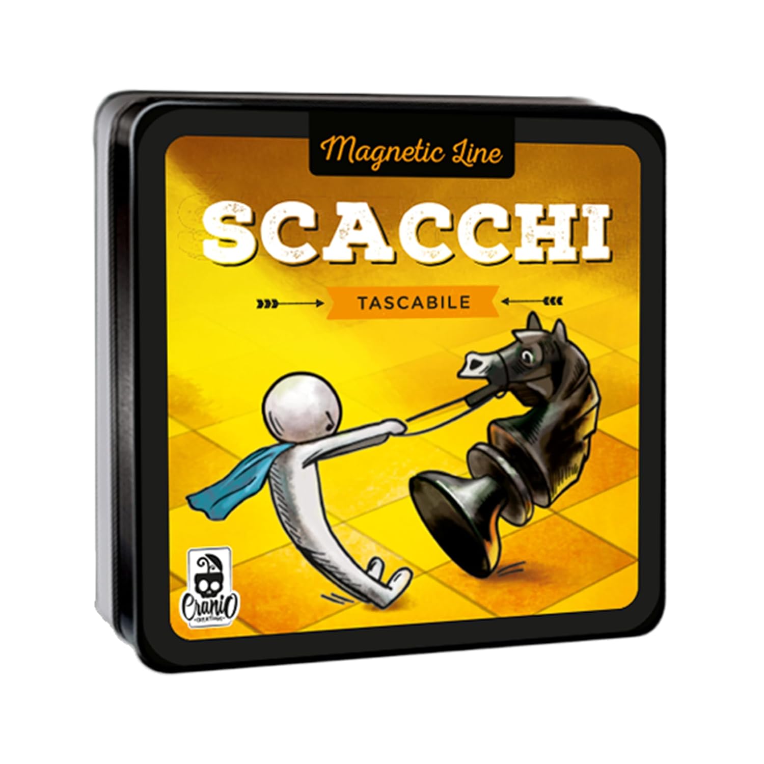 Cranio Creations - Magnetic Line, Scacchi | Un Grande Classico In Versione Tascabile - 2 Giocatori - 20 Min – Gioco per Famiglie – Età 10+ - Edizione in Lingua Italiana