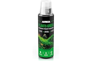 Engrais Plantes Aquarium – ARKA Plants Green 236 ML – pour Feuilles Vertes & Racines Fortes – fertilisant Complet avec Fer, vitamines & Oligo-éléments – favorise la Croissance – Dosage Facile