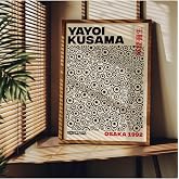 Fark Tanıtım Yayoi Kusama &Ccedil;er&ccedil;evesiz Poster, Modern Dekoratif &Ccedil;er&ccedil;evesiz Poster, Tablo, YayoiKusama, 50 x 70