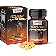 Hema Aayurveda Horse Power Gold Capsule For Men | Enhances Stamina, Energy, and Power | Supports Healthy Testosterone Levels | 60 Capsules | Pack of 1