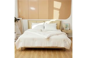 Sweetnight Piumone una Piazza e Mezza, Trapunta una Piazza e Mezza in Microfibra e Fibra di Soia Morbida, Piumone una Piazza e Mezza Caldo e Confortevole(Bianco, 200x200cm-260GSM)