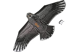 SUN KITES Large Eagle Bird Kite for Children and Adults - Huge Wingspan and Lifelike Design - Very Easy to Fly Kite - Superb Outdoor Toy