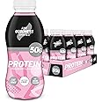 For Goodness Shakes Strawberry Protein Shakes, 50g Protein, High Protein Fat-Free Ready-To-Drink, Vitamin D & B12, No Added Sugar, Low Calorie, Breakfast or Pre & Post Workout, 8 x 471ml