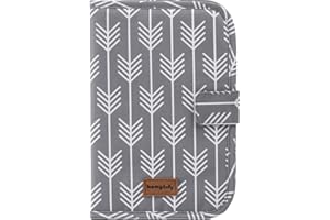 HOMYBABY® Portadocumentos Bebe [EXTRA ESPACIO] - Porta Documentos Cosas Bebes - Neceser Bebe Recien Nacido - Regalo Bebe Babyshower - Funda para Cartilla Sanitaria de Bebe - Organizador Bebe