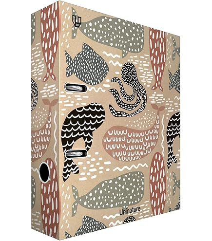 Raccoglitore A4 Botanique - Carta Kraft Marrone, 75 Mm, Meccanismo Ad Anelli - Foto 11