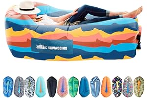 Chillbo Shwaggins Inflatable Couch, Cool Air Hammock, Easy Setup, Lounger, Perfect Camper Accessories, Beach Accessories and Festival Accessories