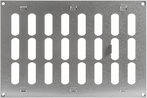 REPA MARKET Copertura per bocchetta dell'aria da 30,5 x 20,3 cm, zincata, regolabile, per interni ed esterni, griglia in metallo, per riscaldamento, raffreddamento, ventilazione per casa, garage, capannone,