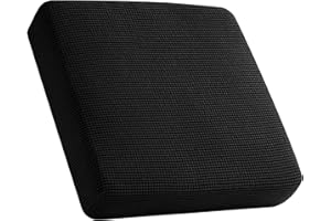 SYLC Fundas De Cojín, Funda para Sofá Elásticas, Funda Elástica Protectora De Sofá Tartán, Funda para Sofá Elástica Protector Separados (Negro,1 Plaza)