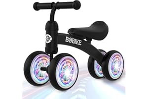 MHCYLION Kinder Laufrad ab 1 Jahr Balance Lauflernrad Spielzeug mit 4 Räder für 10-24 Monate Baby, Erst Rutschrad Fahrrad für Jungen Mädchen als Geschenke