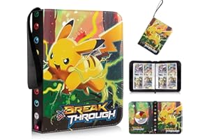 ANNUZOQ Sammelalbum Sammelkarten Album,Karten Sammelalbum,Karten Halter Ordner Buchk,50 Seiten 400 Karten Kapazität,Exquisite Geschenke