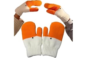 GENERIC Flamingo Mittens for Women, Warm Thermal Lining Cozy Animal Gloves, Funny Christmas Gift for Girlfriend, Novelty Cozy Winter Present