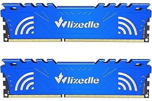 Wlizedle DDR3 Memoria RAM 8GB Kit (2x4GB) 1600MHz CL11 U-DIMM Modulo di Memoria PC3-12800 240-Pin 1,5 V per Desktop Computer, Blu