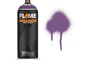 MOLOTOW Flame Orange Spray Paint - Matt Acrylic 400ml Can Deep Violet FO-398