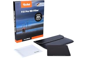 Rollei Filter F:X Pro ND 1000 Filter I Graufilter 100mm aus Gorilla-Glas mit Luminance Coating I Ideal für Langzeitbelichtungen am Tag, Intensität:ND64