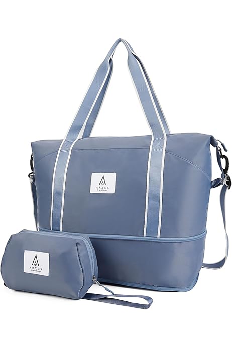 Borsone Sportivo 58L Multiuso - Zaino Palestra Con Porta Scarpe, Tasca Umida E Design Impermeabile - Foto 7