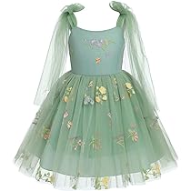 ABEHIK Blumenmädchen Kleid - Prinzessinnen Tütükleid Mit Spitze Für Besondere Anlässe