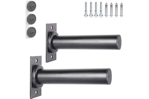 ‎SYL FITNESS SYL Fitness Wandmontierte Hantelscheiben-Halterung, Gewichtshalter, passend für 2.5 cm/3cm/5cm Hantelscheibe, Verkauft in Paaren