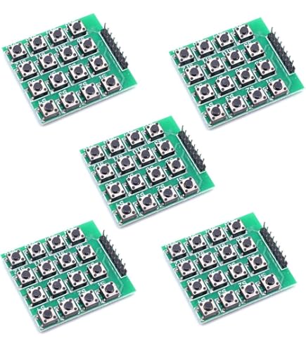 Tastiera A Membrana 4x4 – Matrice 16 Tasti Per Raspberry Pi, Arduino E Microcontrollori – 8 Pin, Autoadesiva - 2
