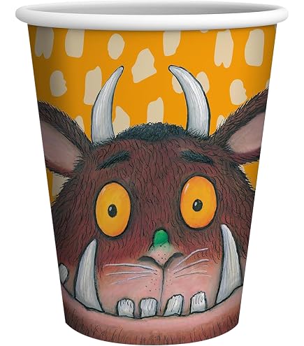 Lot De 8 Assiettes Jetables Le Gruffalo - 23 Cm - Pour Anniversaire Enfant, Fête à Thème - Multicolore - 14