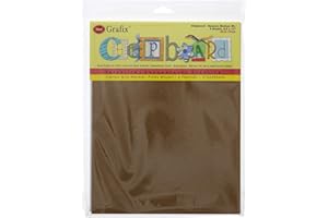 GRAFIX 8.5"X11" Natural 6/Pkg Medium Weight Chipboard Sheets CB8116